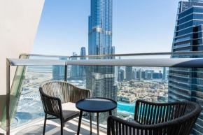 Vacay Lettings - Burj Vista high floor Burj Khalifa & Fountain view
